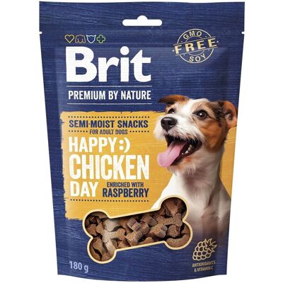 Brit Premium By Nature Hundgodis Kyckling & Hallon 180 G Brit Premium By Nature Hundgodis Kyckling & Hallon 180 G