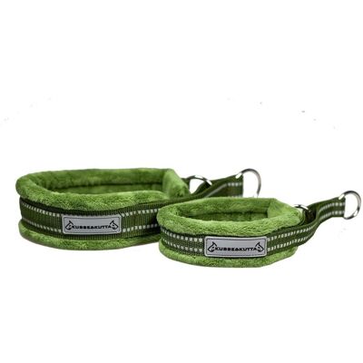Kusse & Kutta Fluffigt Hundhalsband Grönt 3 Kusse & Kutta Fluffigt Hundhalsband Grönt 3