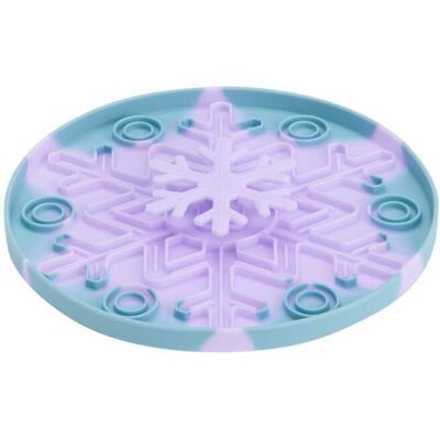 Little&bigger; Snowflake 3d Sniffy Tray Slickmatta Lila/blå 16 Cm Little&bigger; Snowflake 3d Sniffy Tray Slickmatta Lila/blå 16 Cm