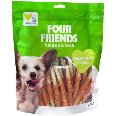 Four Friends Munchy Stick Chicken - 12,5 cm - 40 st - tuggben för hundar Four Friends Munchy Stick Chicken - 12,5 cm - 40 st - tuggben för hundar