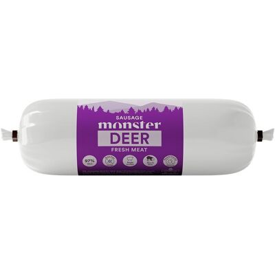 Monster Pet Food Monster Dog Sausage Deer 400g Monster Pet Food Monster Dog Sausage Deer 400g