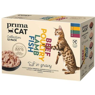 Primacat Classic Multipack In Gravy 12x85 G Primacat Classic Multipack In Gravy 12x85 G