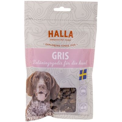 Halla Pet Food Halla Gris Belöningsgodis För Hund 80 G Halla Pet Food Halla Gris Belöningsgodis För Hund 80 G