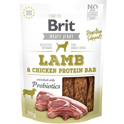 Brit Care Meaty Jerky Proteinbar Lamb 80 g Brit Care Meaty Jerky Proteinbar Lamb 80 g