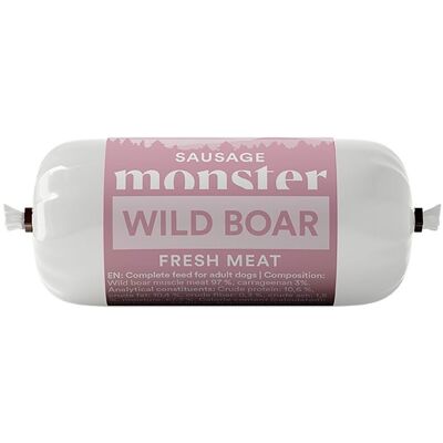 Monster Pet Food Monster Dog Sausage Wild Boar 80g Monster Pet Food Monster Dog Sausage Wild Boar 80g