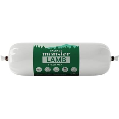 Monster Pet Food Monster Dog Sausage Lamb 400g Monster Pet Food Monster Dog Sausage Lamb 400g