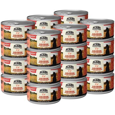 Acana Premium Pate Våtfoder för Katter - Lax & Kyckling - 24 x 85g Acana Premium Pate Våtfoder för Katter - Lax & Kyckling - 24 x 85g