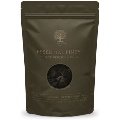 Essential Foods Finest Sliced Hundgodis Vilt & Anka 110 G Essential Foods Finest Sliced Hundgodis Vilt & Anka 110 G