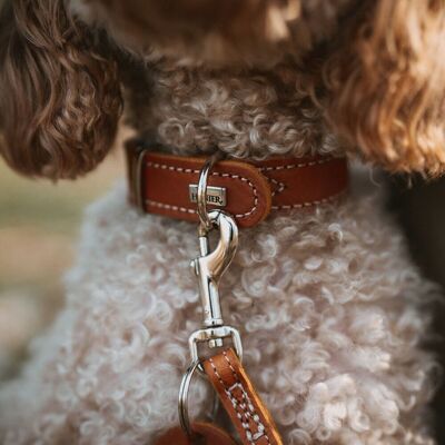 DOG SPORT HUNTER Cognac XL Hundhalsband DOG SPORT HUNTER Cognac XL Hundhalsband
