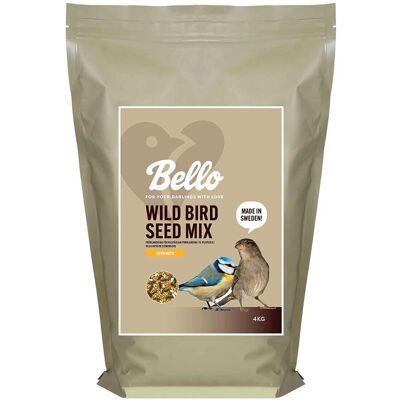 Bello Vildfågelmix Med Nötter 4 Kg Bello Vildfågelmix Med Nötter 4 Kg
