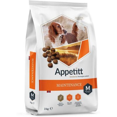 Appetitt Hund Vuxen Underhåll Mellanstor Ras - Hundfoder Appetitt Hund Vuxen Underhåll Mellanstor Ras - Hundfoder