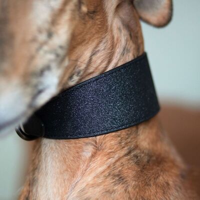Collar Of Sweden Brett Hundhalsband Glitter Svart XS Collar Of Sweden Brett Hundhalsband Glitter Svart XS