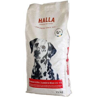 Halla Pet Food Halla Lamm & Ris 21-11 15 kg Halla Pet Food Halla Lamm & Ris 21-11 15 kg