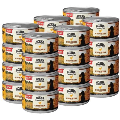 Acana Premium Pate Wet Cat Food med Kyckling - 24 x 85g Acana Premium Pate Wet Cat Food med Kyckling - 24 x 85g