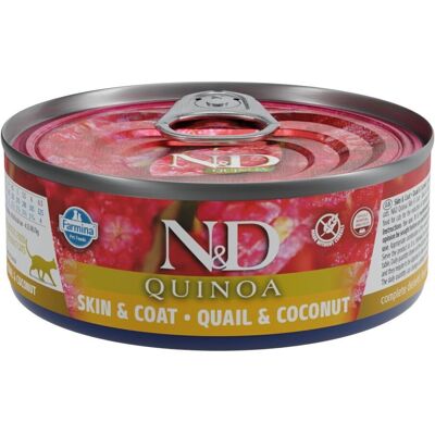 Farmina N&D Quinoa Vaktel & Kokos för Vuxna Katter 70g Farmina N&D Quinoa Vaktel & Kokos för Vuxna Katter 70g