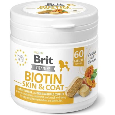 Brit Care Brit Vitamins Biotin Skin & Coat 60 Tabletter Brit Care Brit Vitamins Biotin Skin & Coat 60 Tabletter