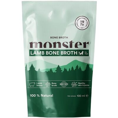Monster Pet Food Monster Bone Broth Lamb 100ml Monster Pet Food Monster Bone Broth Lamb 100ml