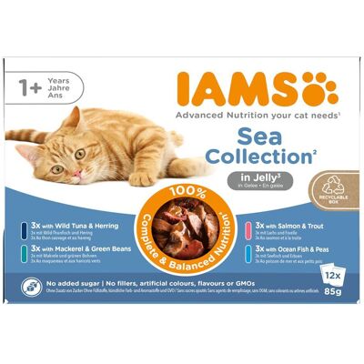 Iams Delights In Jelly Multipack Sea Collection 12x85 G Iams Delights In Jelly Multipack Sea Collection 12x85 G