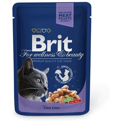 Brit Care Pezzi di Merluzzo - Kattsmat - 100 g - Premium Brit Care Pezzi di Merluzzo - Kattsmat - 100 g - Premium
