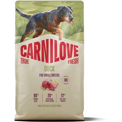 Carnilove True Fresh Dog Adult Small Breed Duck Torrfoder Till Hund Carnilove True Fresh Dog Adult Small Breed Duck Torrfoder Till Hund