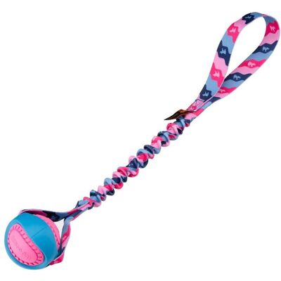 Tug-E-Nuff Powerball Bungee Hundboll Rosa Tug-E-Nuff Powerball Bungee Hundboll Rosa