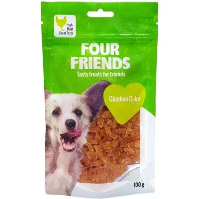 Fourfriends Dog Chicken Cube 100 g Fourfriends Dog Chicken Cube 100 g