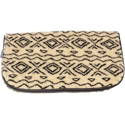 Danish Design Sherpa Fleece Neutral Geometric Hundfilt Beige/svart M Danish Design Sherpa Fleece Neutral Geometric Hundfilt Beige/svart M