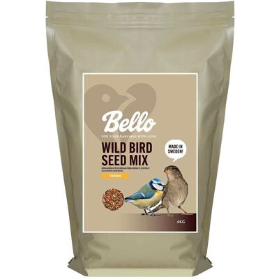 Bello Wild Bird Seed Mix Standard Vildfågelmix 4 Kg Bello Wild Bird Seed Mix Standard Vildfågelmix 4 Kg