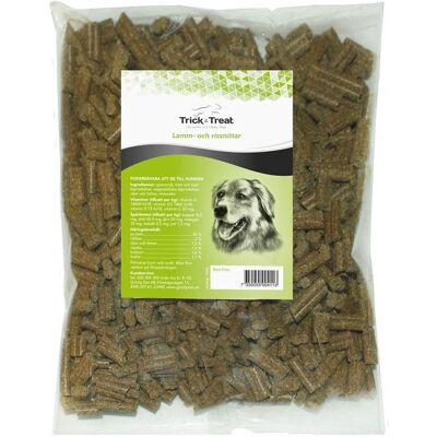 Trick & Treat - Lam- og rissnitter - 800 g - Hundgodis Trick & Treat - Lam- og rissnitter - 800 g - Hundgodis