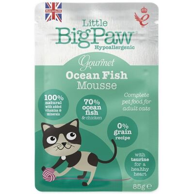 Little Bigpaw Gourmet Atlantic Ocean Fish Mousse 85 G Little Bigpaw Gourmet Atlantic Ocean Fish Mousse 85 G