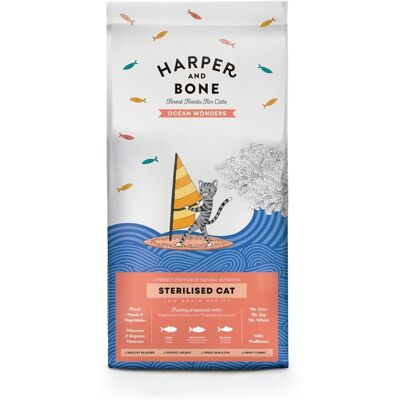 Harper & BONE Ocean Wonders Kattenmat - Steriliserad Harper & BONE Ocean Wonders Kattenmat - Steriliserad