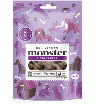 Monster Pet Food Monster Dog Training Treats Deer 100 G Monster Pet Food Monster Dog Training Treats Deer 100 G