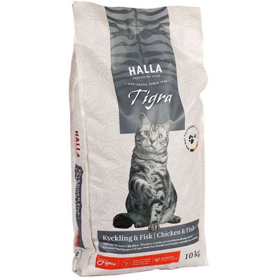 Halla Pet Food Halla Foder Tigra Kyckling & Fisk 10 kg Halla Pet Food Halla Foder Tigra Kyckling & Fisk 10 kg