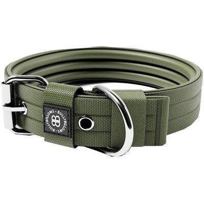 Bullybillows Hundhalsband Med Spänne 4 Cm Grön L Bullybillows Hundhalsband Med Spänne 4 Cm Grön L