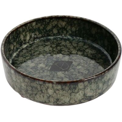 D&D Keramisk kattenskål Jasper - 13,5cm, 200ml, Grön marmor D&D Keramisk kattenskål Jasper - 13,5cm, 200ml, Grön marmor