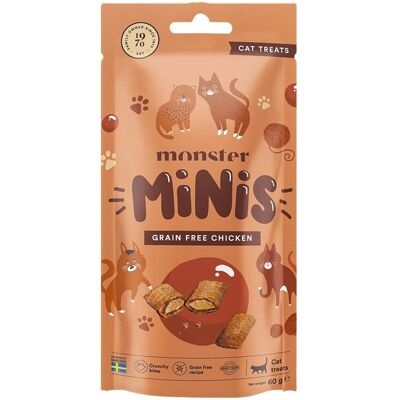 Monster Pet Food Monster Cat Minis Grain Free Kattgodis Kyckling 60 G Monster Pet Food Monster Cat Minis Grain Free Kattgodis Kyckling 60 G