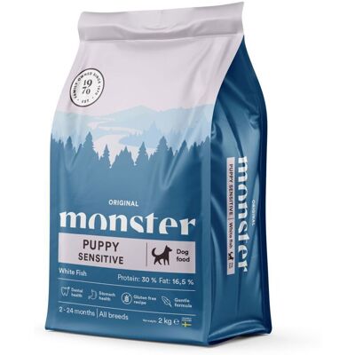 Monster Pet Food Monster Dog Puppy Sensitive White Fish 2 kg Monster Pet Food Monster Dog Puppy Sensitive White Fish 2 kg