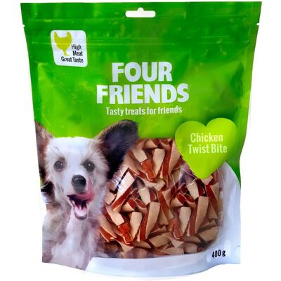 Four Friends Kyckling Twist Godbit - 400g Four Friends Kyckling Twist Godbit - 400g