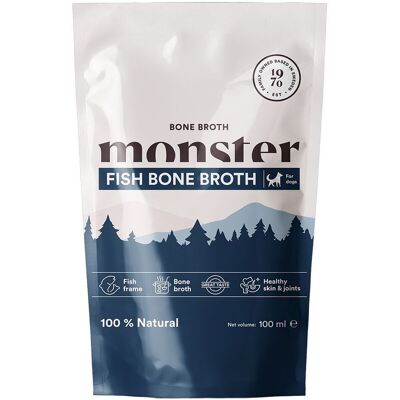Monster Pet Food Monster Bone Broth Fish 100ml Monster Pet Food Monster Bone Broth Fish 100ml