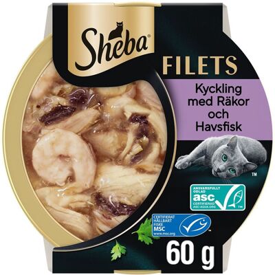 Sheba - Filet - Kyckling - Räkor - Kattemat Sheba - Filet - Kyckling - Räkor - Kattemat