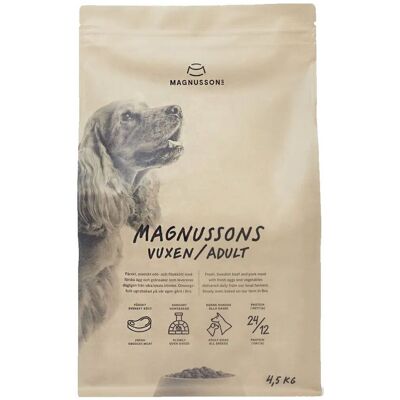 Magnussons Vuxen Torrfoder Till Hund 4,5kg Magnussons Vuxen Torrfoder Till Hund 4,5kg