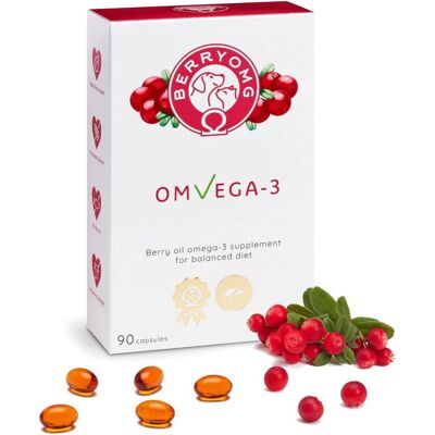 BerryOMG OMvEGA-3 Veganskt omega-3-tillskott för husdjur BerryOMG OMvEGA-3 Veganskt omega-3-tillskott för husdjur