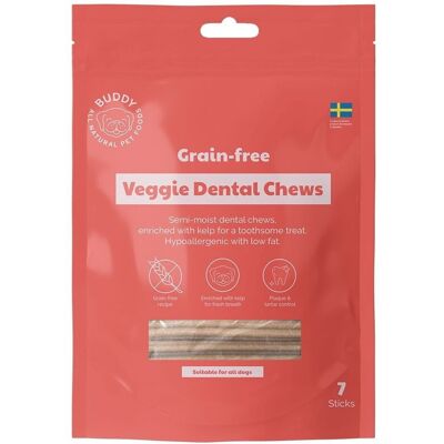 Buddy Spannmålsfri Vegetariskt Dentaltugg M Buddy Spannmålsfri Vegetariskt Dentaltugg M