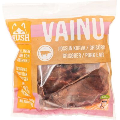 Mush Vainu - Torkade griseöron - Hundsnacks Mush Vainu - Torkade griseöron - Hundsnacks