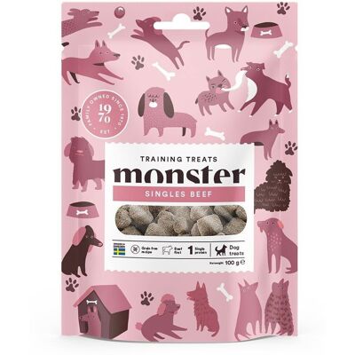 Monster Pet Food Monster Dog Training Treats Beef 100 G Monster Pet Food Monster Dog Training Treats Beef 100 G