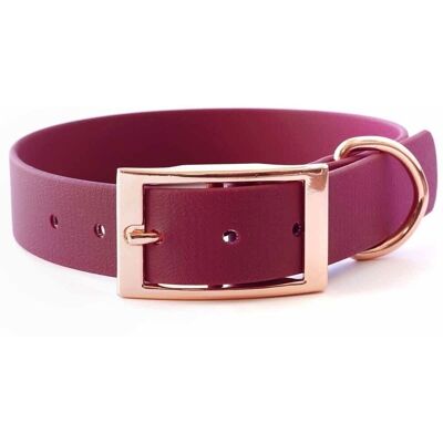 Tyylivoitto Classy Hundhalsband Stor Modell Vinröd S Tyylivoitto Classy Hundhalsband Stor Modell Vinröd S