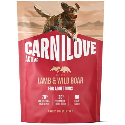 Carnilove Dog Adult Active Lamb & Wild Boar Torrfoder Till Hund 1,5 kg Carnilove Dog Adult Active Lamb & Wild Boar Torrfoder Till Hund 1,5 kg