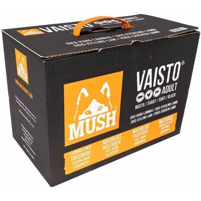 Mush Vaisto Gris-Kyckling-Lamm 10kg (Block) Mush Vaisto Gris-Kyckling-Lamm 10kg (Block)