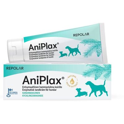 Repolar Aniplax Enzymatisk Tandkräm För Hund Kycklingsmak 75 Ml Repolar Aniplax Enzymatisk Tandkräm För Hund Kycklingsmak 75 Ml