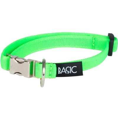 Basic Sweet Halsband Neongrön Med Metallås 20-30 Cm Basic Sweet Halsband Neongrön Med Metallås 20-30 Cm